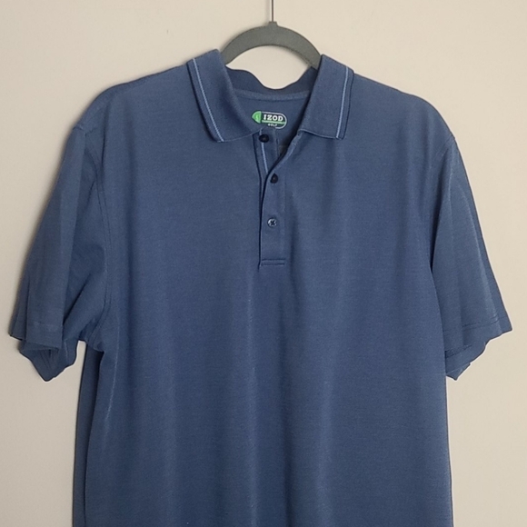 Izod blue golf shirt - Picture 2 of 7